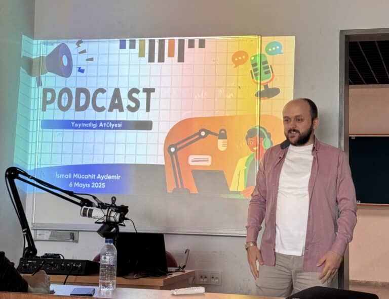 Marmara Üniversitesi podcast atölyesi